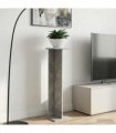 vidaXL Plant Stand 2 pcs Concrete Grey 25 x 25.5 x 100.5 cm