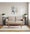 vidaXL Plant Stand 2 pcs Grey Sonoma 25 x 25.5 x 60.5 cm