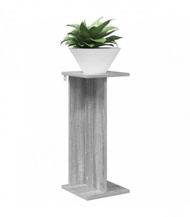 vidaXL Plant Stand 2 pcs Grey Sonoma 25 x 25.5 x 60.5 cm