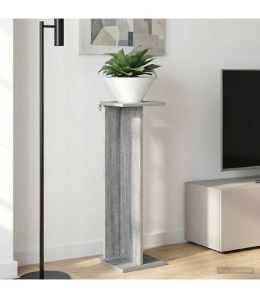 vidaXL Plant Stand Grey Sonoma 25 x 25.5 x 80.5 cm Engineered Wood