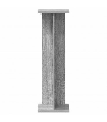 vidaXL Plant Stand Grey Sonoma 25 x 25.5 x 80.5 cm Engineered Wood