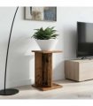 vidaXL Plant Stand 2 pcs Old Wood 25 x 25.5 x 40.5 cm Engineered Wood