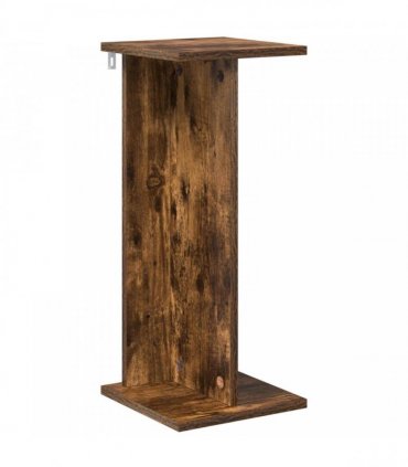 vidaXL Plant Stand 2 pcs Smoked Oak 25 x 25.5 x 60.5 cm