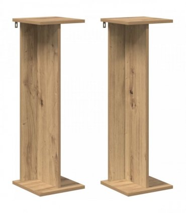 vidaXL Plant Stand 2 pcs Artisan Oak 25 x 25.5 x 80.5 cm