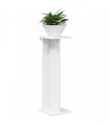 vidaXL Plant Stand White 25 x 25.5 x 80.5 cm Engineered Wood