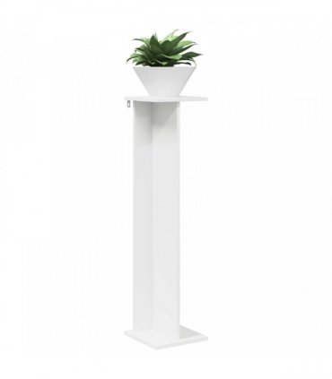 vidaXL Plant Stand 2 pcs White 25 x 25.5 x 100.5 cm Engineered Wood