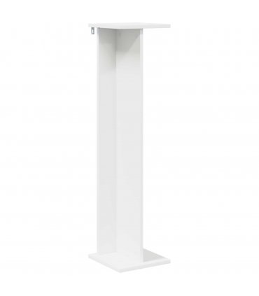 vidaXL Plant Stand 2 pcs White 25 x 25.5 x 100.5 cm Engineered Wood