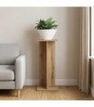 vidaXL Plant Stand Artisan Oak 25 x 25.5 x 60.5 cm Engineered Wood
