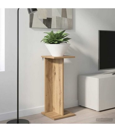 vidaXL Plant Stand Artisan Oak 25 x 25.5 x 60.5 cm Engineered Wood
