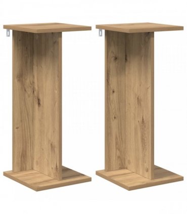 vidaXL Plant Stand 2 pcs Artisan Oak 25 x 25.5 x 60.5 cm