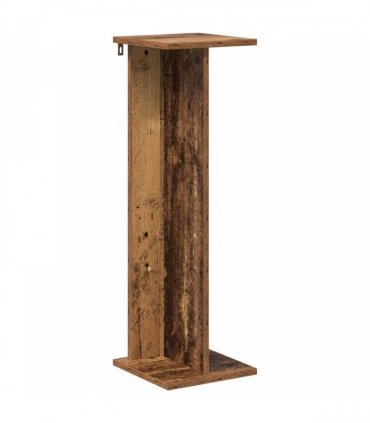 vidaXL Plant Stand 2 pcs Old Wood 25 x 25.5 x 80.5 cm Engineered Wood