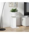 vidaXL Plant Stand 2 pcs White 25 x 25.5 x 40.5 cm Engineered Wood
