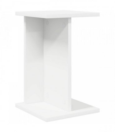 vidaXL Plant Stand 2 pcs White 25 x 25.5 x 40.5 cm Engineered Wood