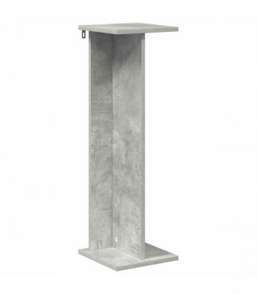 vidaXL Plant Stand 2 pcs Concrete Grey 25 x 25.5 x 80.5 cm