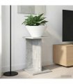 vidaXL Plant Stand 2 pcs Concrete Grey 25 x 25.5 x 40.5 cm