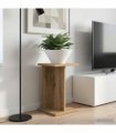 vidaXL Plant Stand Artisan Oak 25 x 25.5 x 40.5 cm Engineered Wood