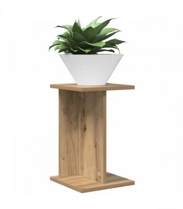 vidaXL Plant Stand Artisan Oak 25 x 25.5 x 40.5 cm Engineered Wood