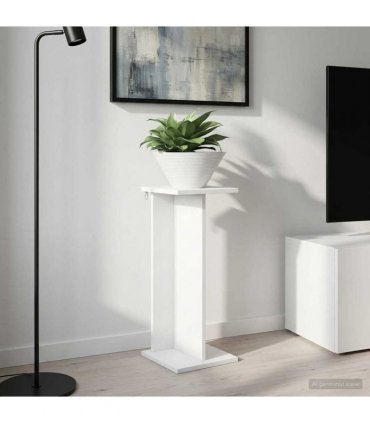 vidaXL Plant Stand White 25 x 25.5 x 60.5 cm Engineered Wood