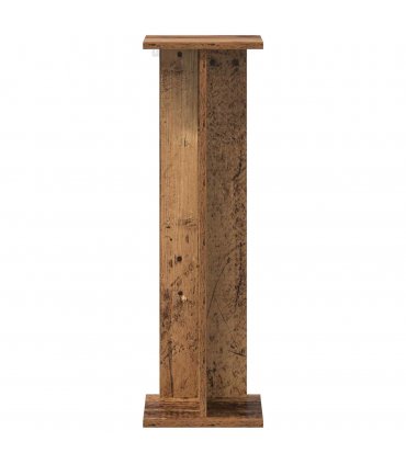 vidaXL Plant Stand Old Wood 25 x 25.5 x 80.5 cm Engineered Wood