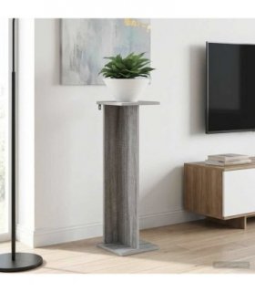 vidaXL Plant Stand 2 pcs Grey Sonoma 25 x 25.5 x 80.5 cm