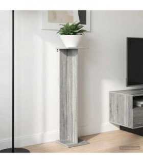 vidaXL Plant Stand 2 pcs Grey Sonoma 25 x 25.5 x 100.5 cm