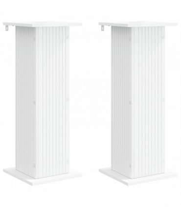 vidaXL Plant Stand 2 pcs White 30.5 x 30 x 80.5 cm Engineered Wood