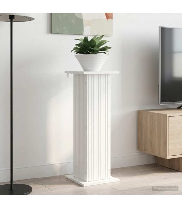 vidaXL Plant Stand 2 pcs White 30.5 x 30 x 80.5 cm Engineered Wood