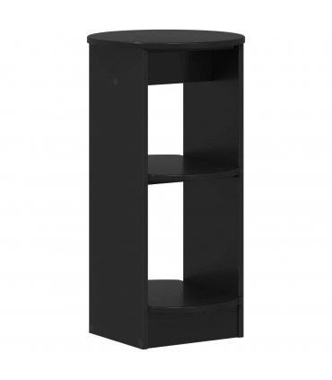 vidaXL Side Cabinet Black Engineered Wood — Size: 40 x 40 x 75 cm