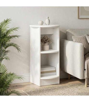vidaXL Side Cabinet White Engineered Wood — Size: 40 x 40 x 75 cm
