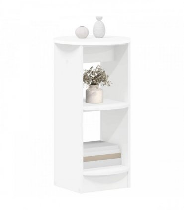 vidaXL Side Cabinet White Engineered Wood — Size: 40 x 40 x 75 cm