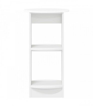vidaXL Side Cabinet White Engineered Wood — Size: 40 x 40 x 75 cm
