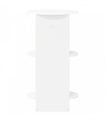 vidaXL Side Cabinet White Engineered Wood — Size: 40 x 40 x 75 cm