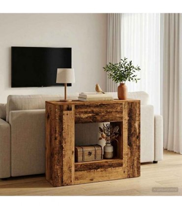 vidaXL 82 x 29 x 74 cm — Colour: Old wood