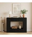 vidaXL 101 x 29 x 74 cm — Colour: Black oak, Size: 102 x 29 x 74 cm