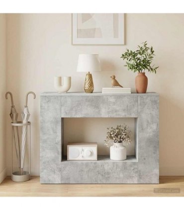 vidaXL 101 x 29 x 74 cm — Colour: Concrete grey, Size: 102 x 29 x 74 cm