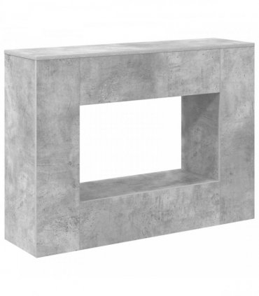 vidaXL 101 x 29 x 74 cm — Colour: Concrete grey, Size: 102 x 29 x 74 cm