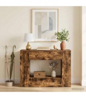vidaXL 101 x 29 x 74 cm — Colour: Smoked oak, Size: 102 x 29 x 74 cm
