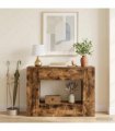 vidaXL 101 x 29 x 74 cm — Colour: Smoked oak, Size: 102 x 29 x 74 cm