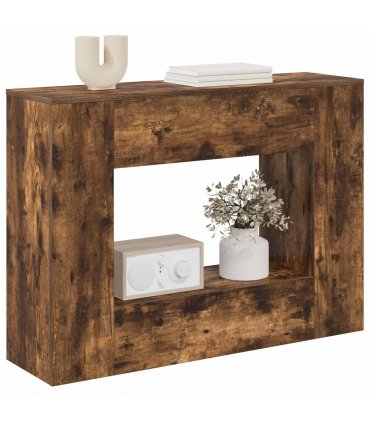 vidaXL 101 x 29 x 74 cm — Colour: Smoked oak, Size: 102 x 29 x 74 cm