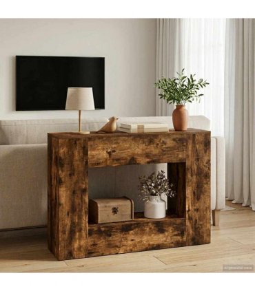 vidaXL 101 x 29 x 74 cm — Colour: Smoked oak, Size: 102 x 29 x 74 cm