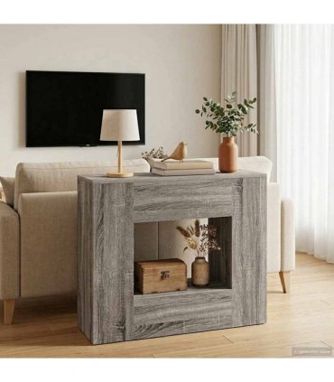 vidaXL 82 x 29 x 74 cm — Colour: Grey sonoma