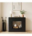 vidaXL 82 x 29 x 74 cm — Colour: Black oak