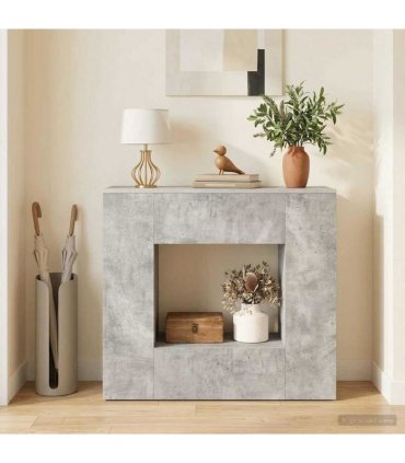 vidaXL Concrete Grey 82 x 29 x 74 cm