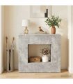 vidaXL Concrete Grey 82 x 29 x 74 cm