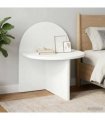 vidaXL Bedside Table White 40 x 35.5 x 45.5 cm Engineered Wood