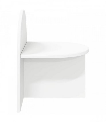 vidaXL Bedside Table White 40 x 35.5 x 45.5 cm Engineered Wood