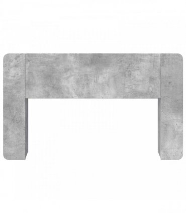 vidaXL Headboard Cabinet with Storage Concrete Grey Engineered Wood — V0672131926