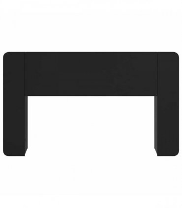 vidaXL Headboard Cabinet Black 135 x 18.5 x 80 cm Engineered Wood