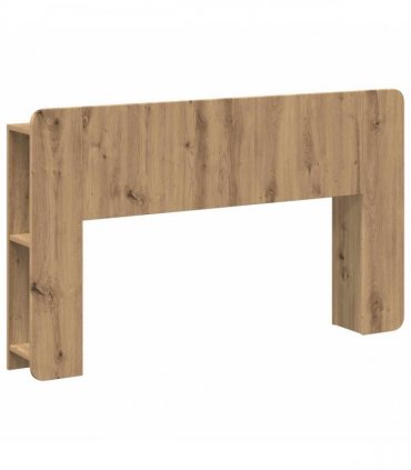 vidaXL Headboard Cabinet with Storage Artisan Oak Engineered Wood — V0672131928