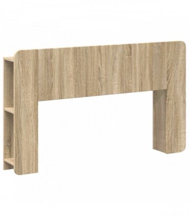 vidaXL Headboard Cabinet with Storage Sonoma Engineered Wood — Colour: Sonoma oak